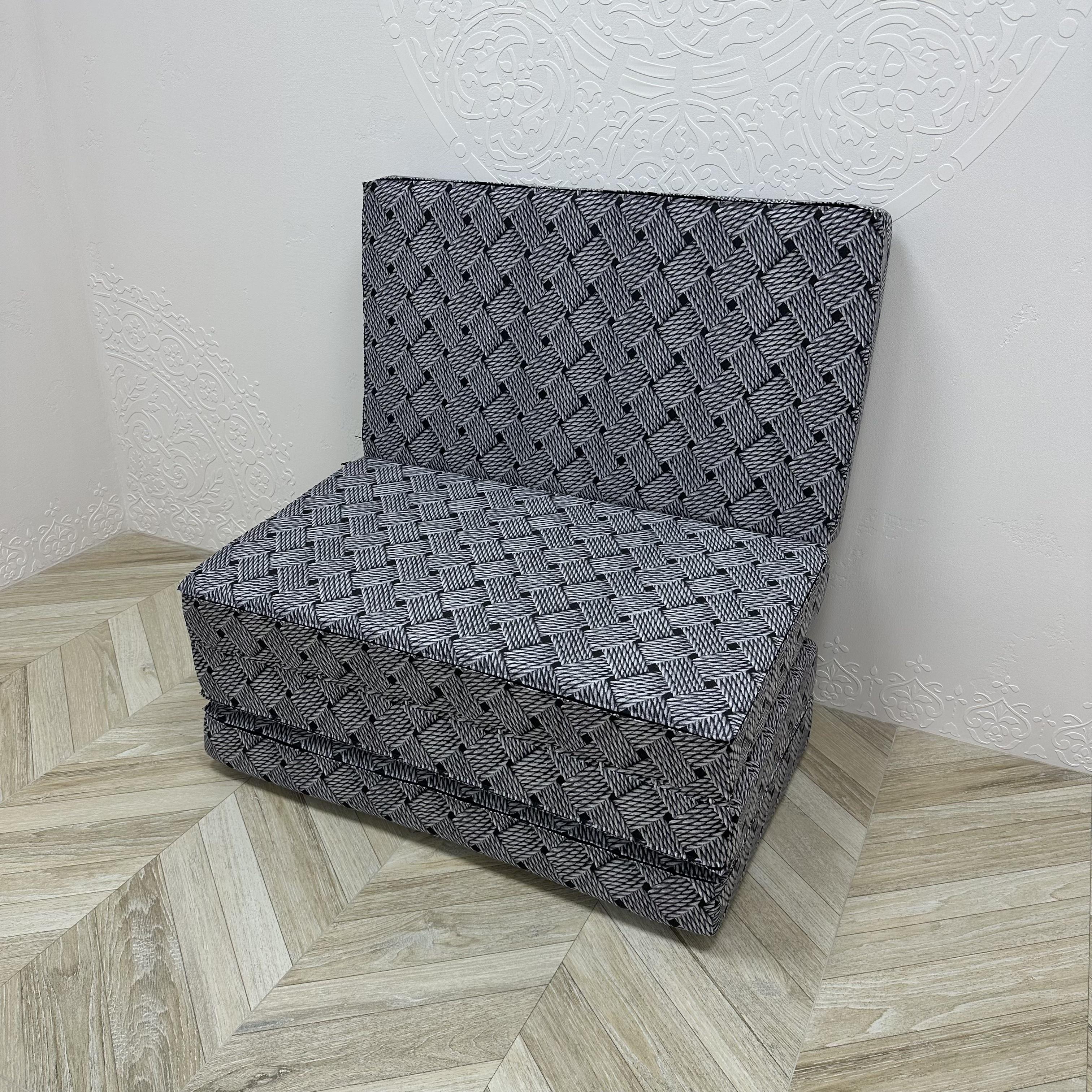 Матрац-трансформер Comfort Home Rope розкладний 4 секції панама 200х100х8 см