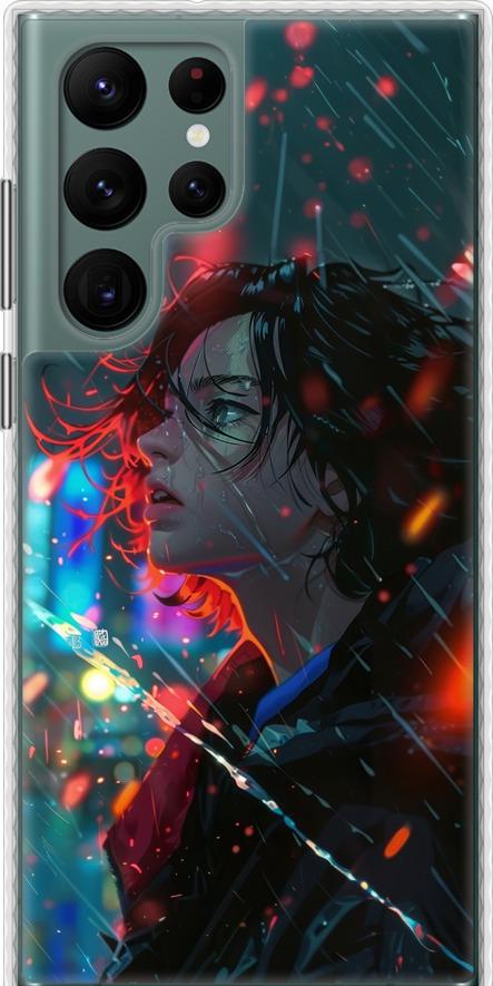 Чехол на Samsung Galaxy S22 Ultra Ночные огни (6096pc-2500-42517)