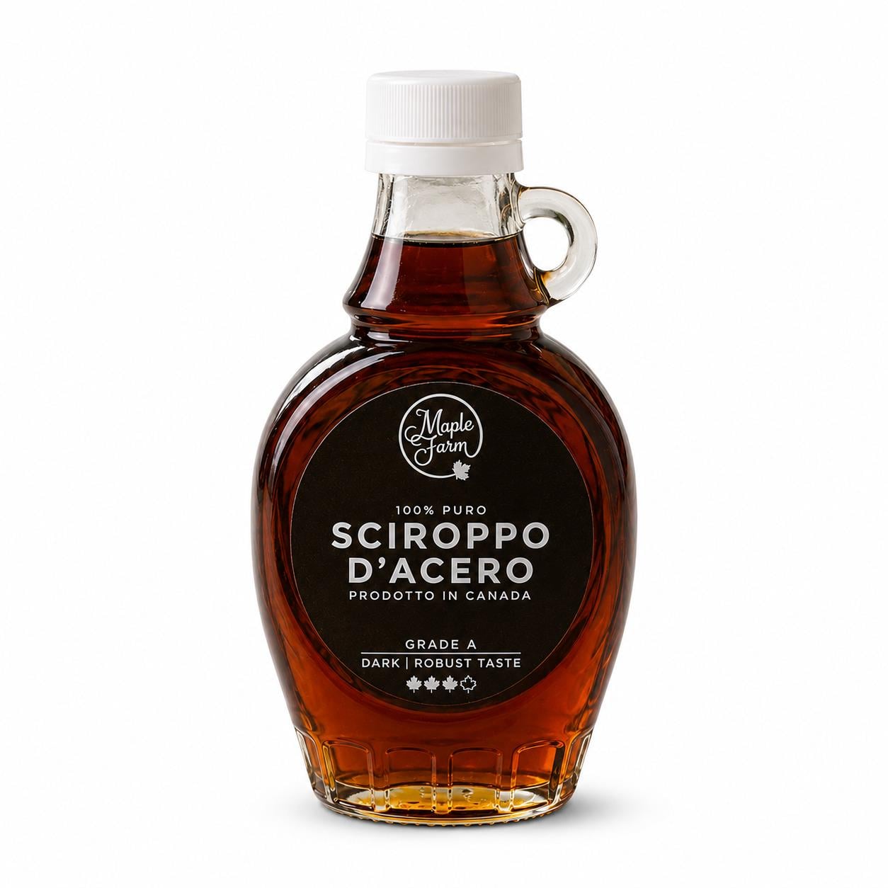 Кленовий сироп Maple Farm Grade A Dark Robust Taste 250 мл