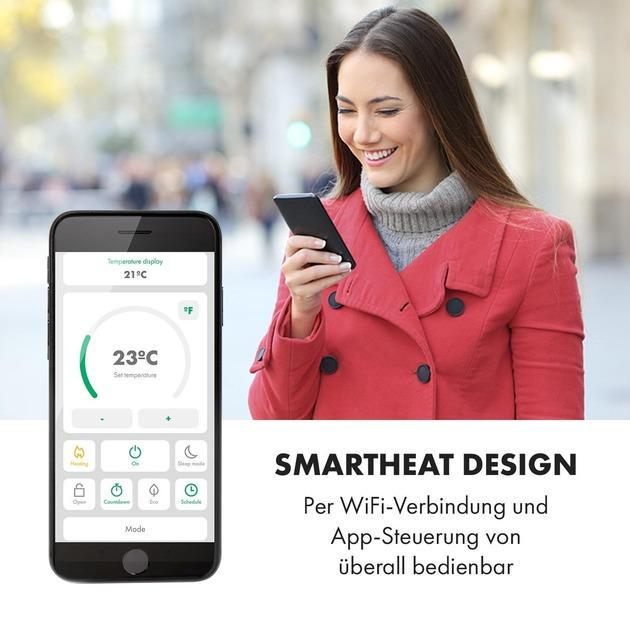 Обогреватель конвекторный KLARSTEIN Bornholm Smart WiFi 2000 Вт (10034391) - фото 8