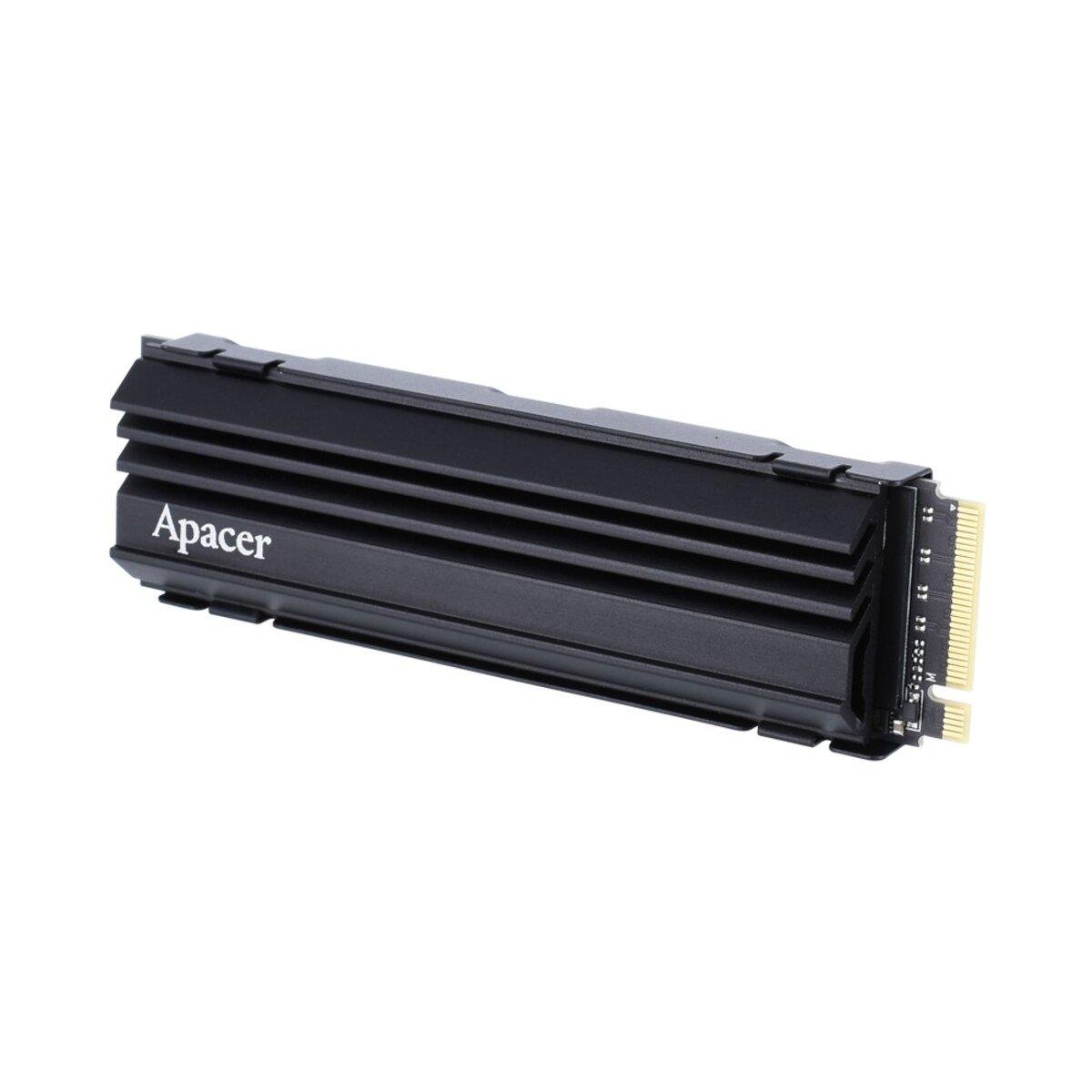 SSD-диск Apacer AS2280Q4U 512 Гб M.2 PCIe Gen4 x4 с радиатором AP512GAS2280Q4U-1 Black (24869195)