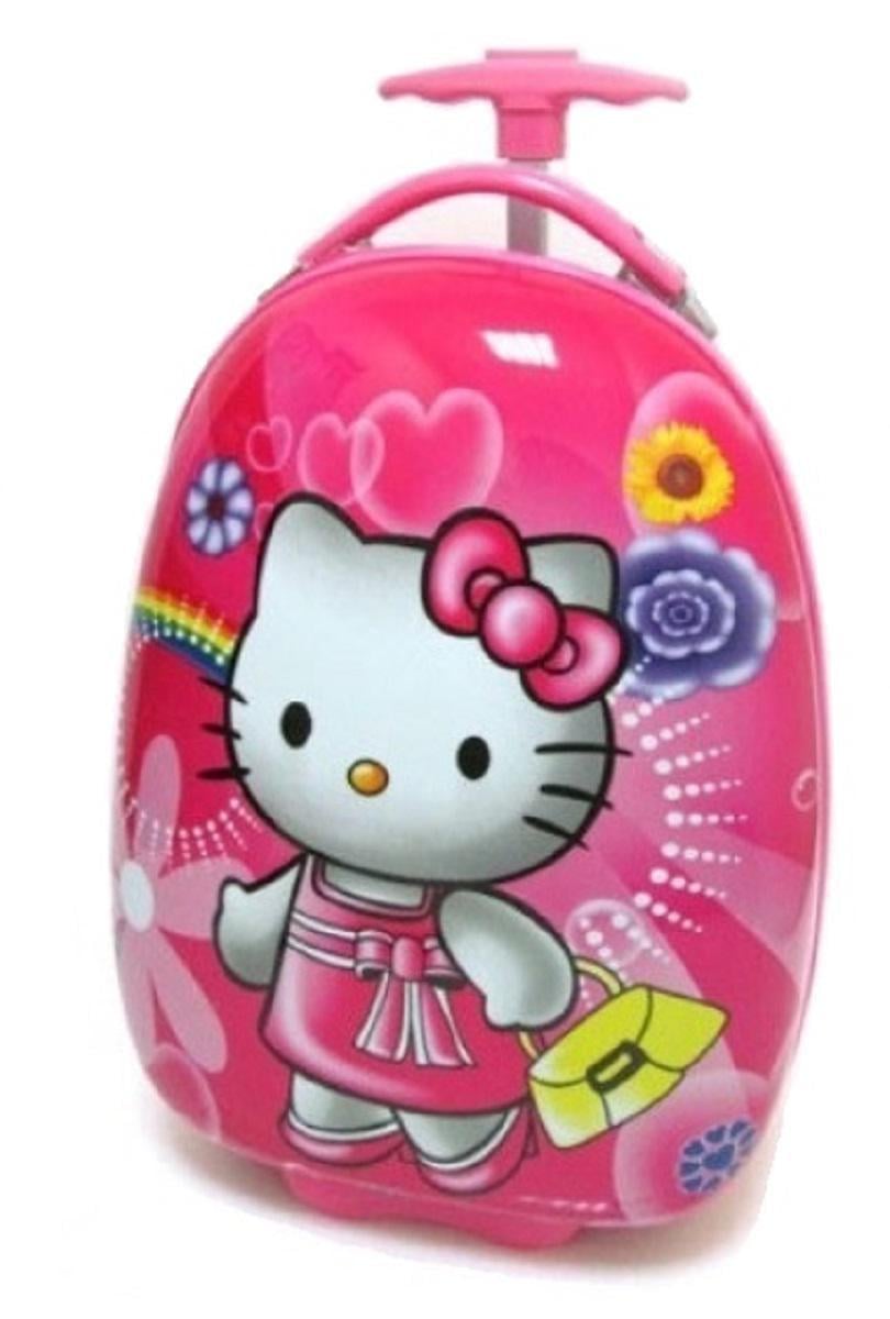 Чемодан детский пластиковый Китти 42 см 2 колеса (Bp037801)