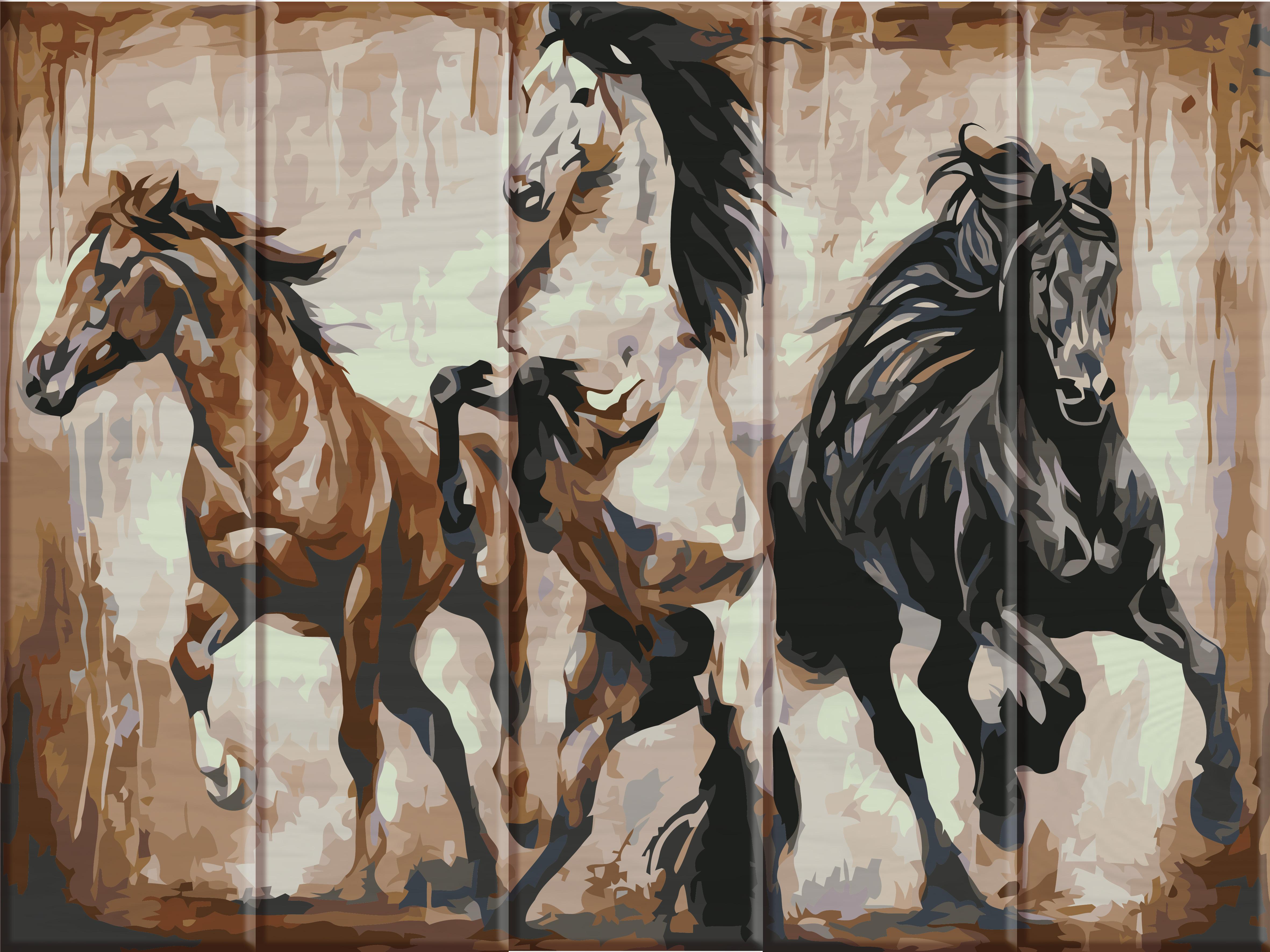 Картина по номерам Art Story Три масти 30x40 см (ASW019)