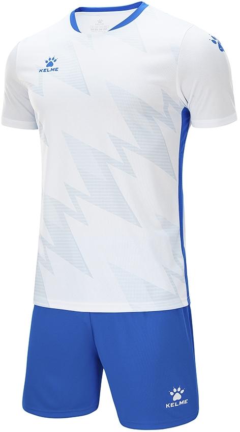 Комплект футбольной формы KELME MADRID 2XL Бело-синий (8251ZB1004.9100)