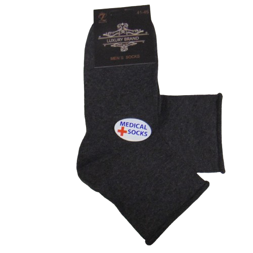 Шкарпетки без гумки Luxury Brand р. 41-45 Сірий (2276783686)