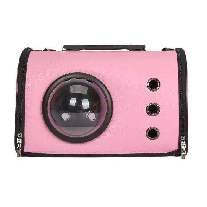 Сумка для перенесення домашніх тварин CosmoPet CP-19 з ілюмінатором 43x29x23 см Pink (3_04856) - фото 2