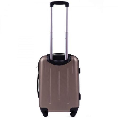 Чемодан пластиковый Wings 304 маленький Шампань - фото 5 Чемодан пластиковый Wings 304 маленький Шампань - фото 5