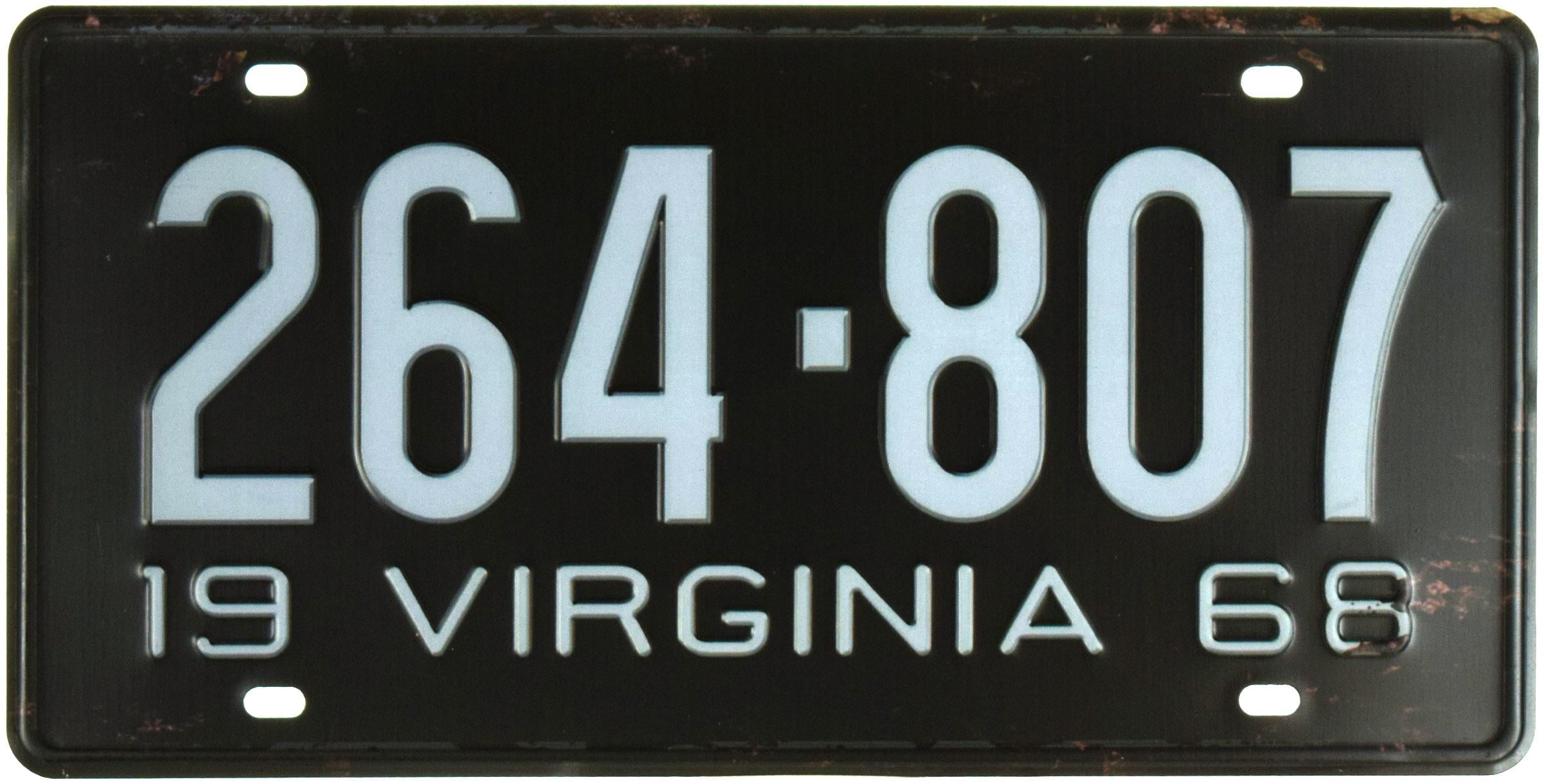 Табличка металлическая Виргиния/Virginia 264 807 15x30 см