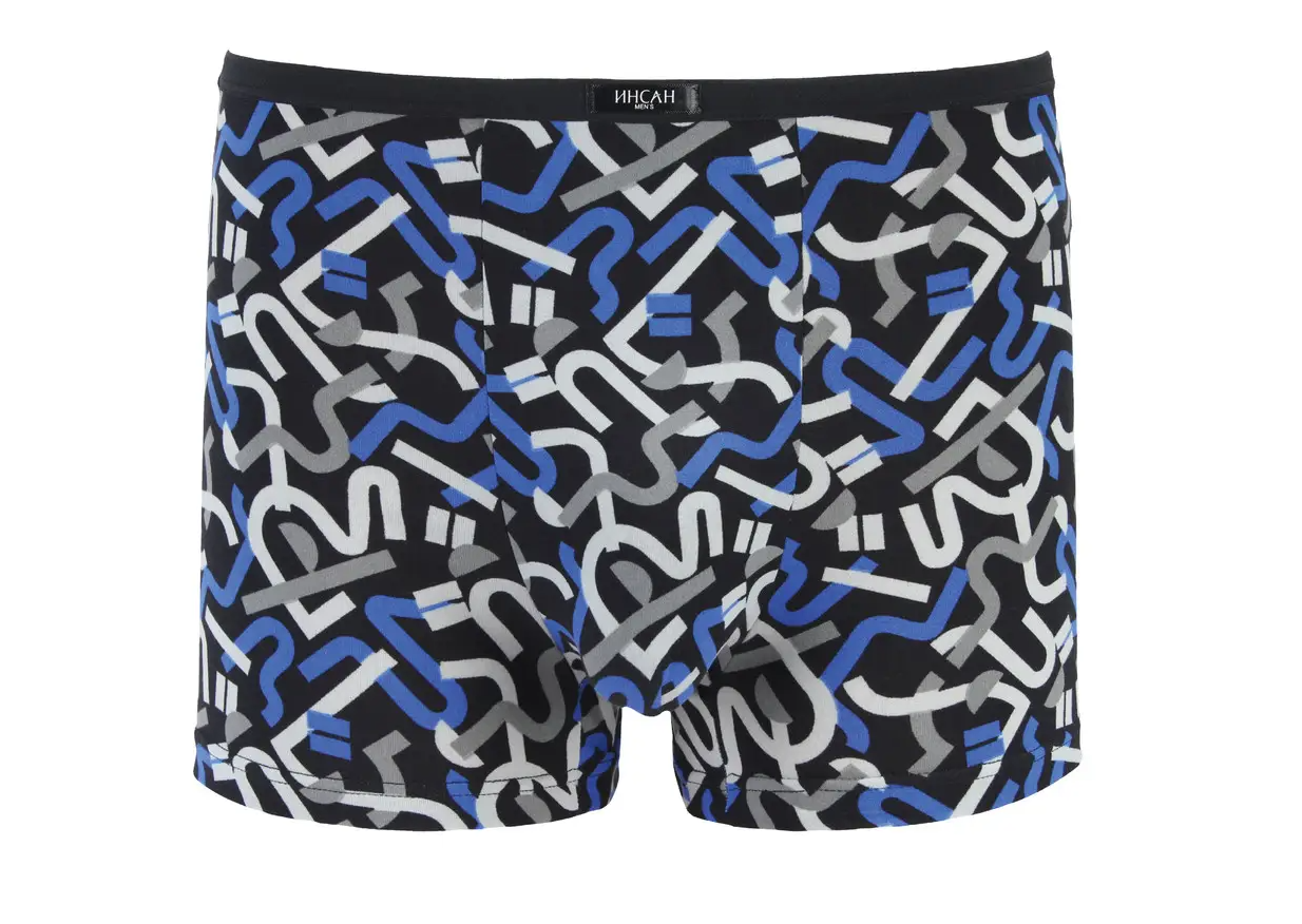 Мужские боксеры стрейчевые Бамбук Indena Insung 2XL р. 48 2 шт. Синий (INS-18626)