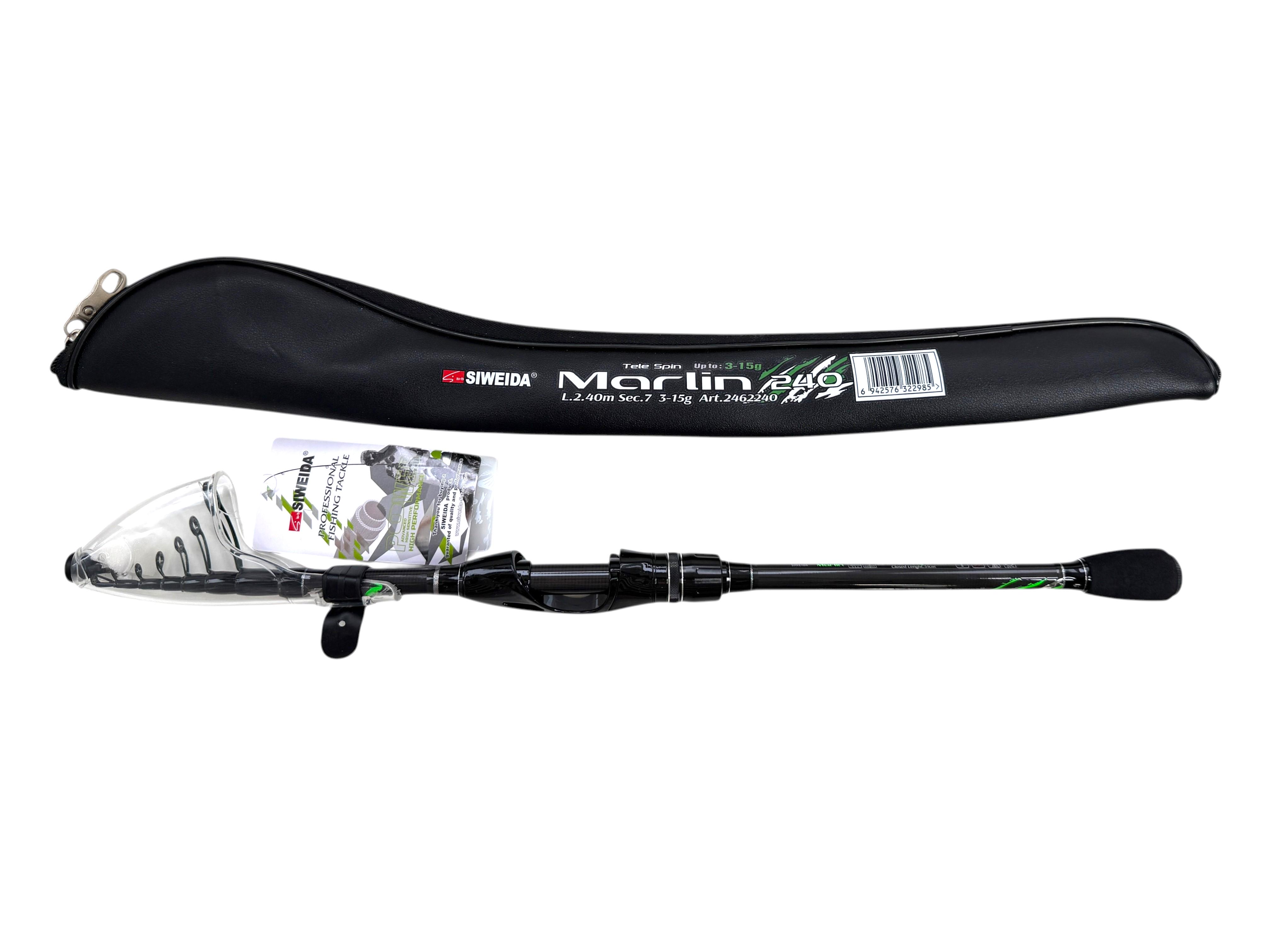 Спінінг-телескоп Siweida Marlin Light 3-15 г 2,4 м (20664765146) Спінінг-телескоп Siweida Marlin Light 3-15 г 2,4 м (20664765146)