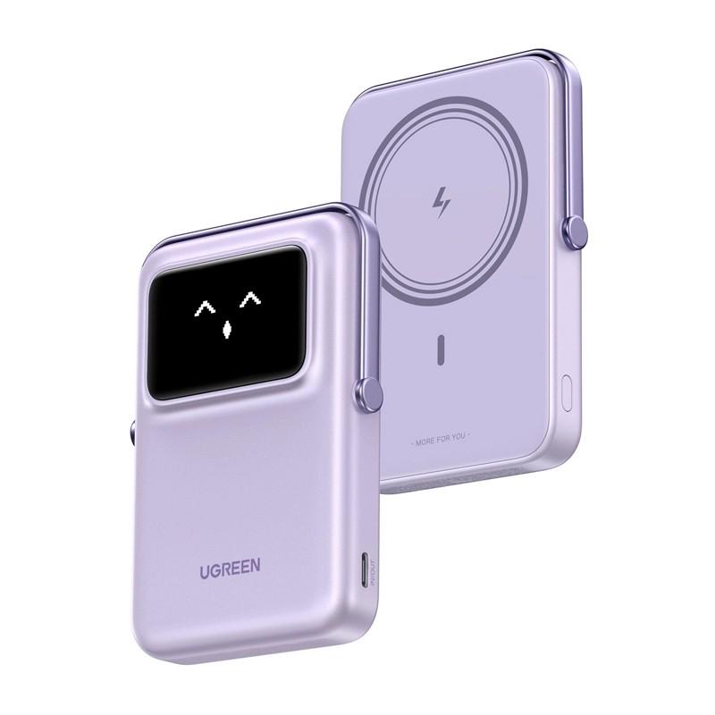 Повербанк Ugreen Uno PB572 10000 mAh 7,5W Grey (45327) - фото 2 Повербанк Ugreen Uno PB572 10000 mAh 7,5W Grey (45327) - фото 2