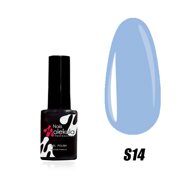 Гель-лак Nails Molekula summer cocktails s14 blue sparkle 6 мл (1813709908) - фото 1