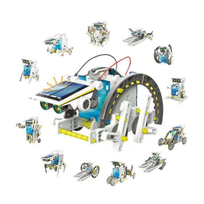 Конструктор на сонячних батареях та моторчиком Solar Robot Kit 14in1 - фото 3 Конструктор на сонячних батареях та моторчиком Solar Robot Kit 14in1 - фото 3