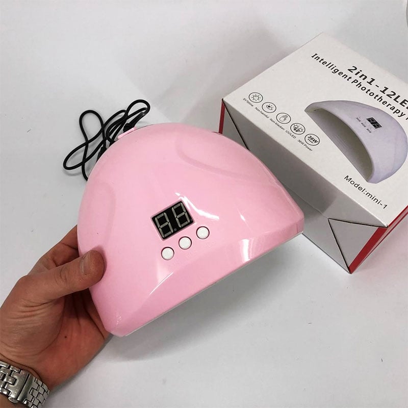 Лампа для манікюру FD 258 Beauty Nail 36W Pink (23252062) - фото 6