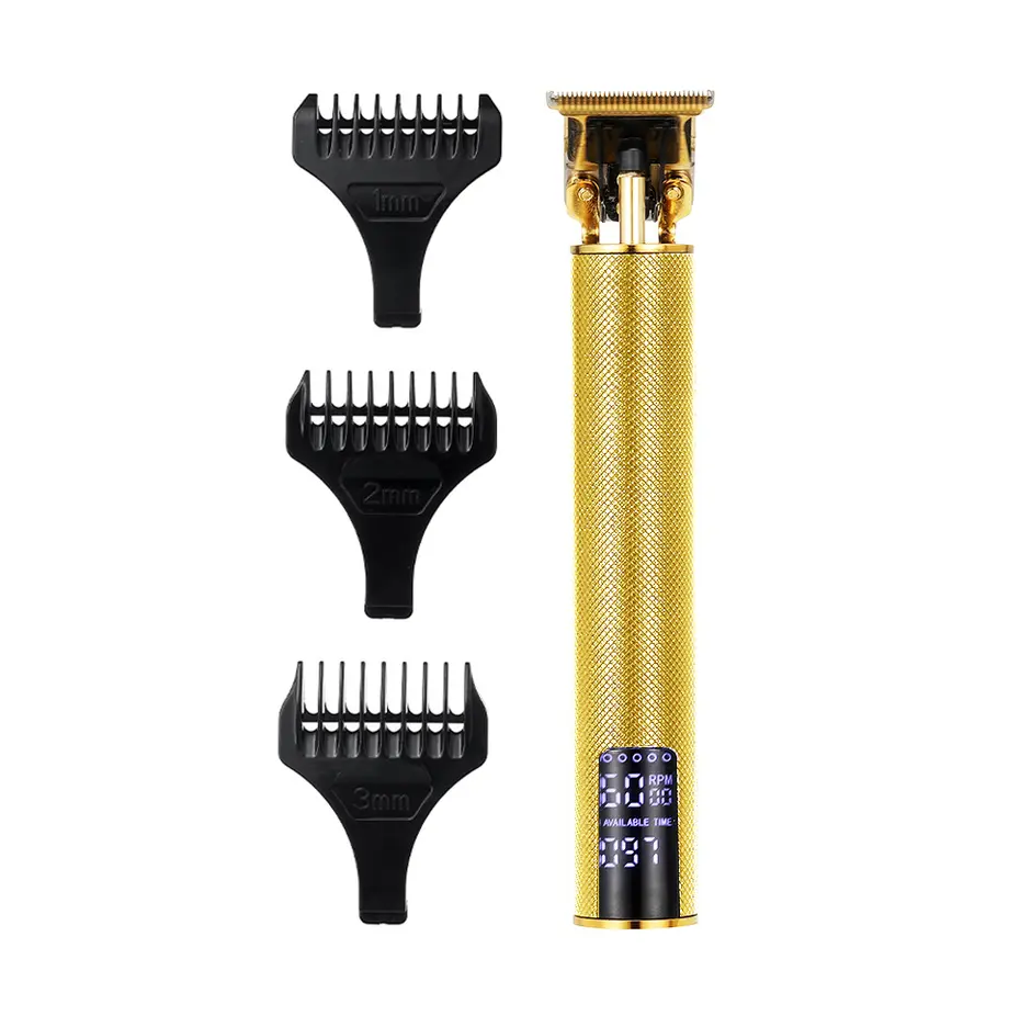 Триммер для стрижки VGR V-265 с LED дисплеем металлический