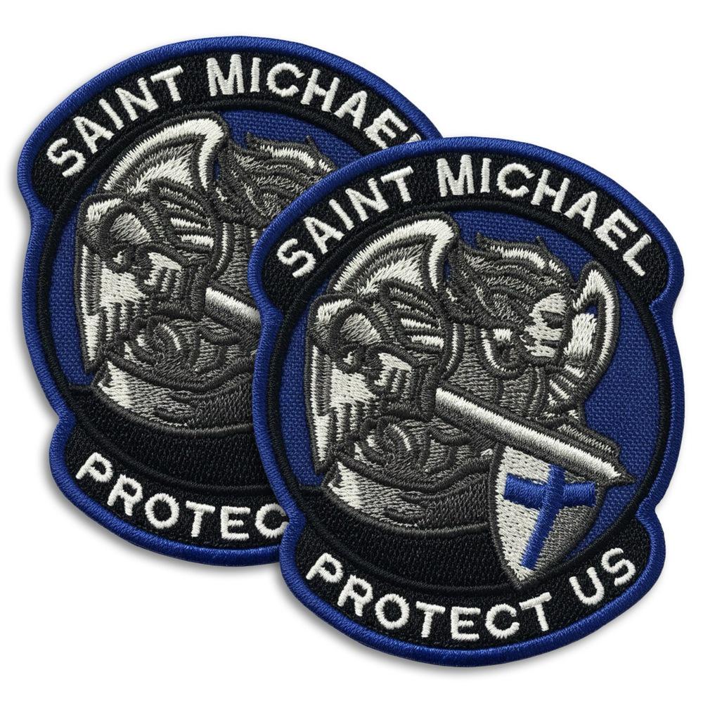 Набор шевронов Saint Michael 7х7,6 см 2 шт. (27369)