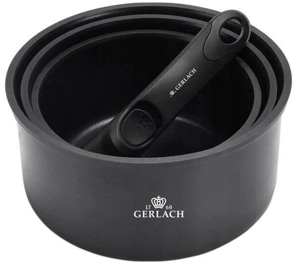 Набір посуду 3 ковша та універсальна ручка Gerlach Smart 4 пр. (2015284735) Набір посуду 3 ковша та універсальна ручка Gerlach Smart 4 пр. (2015284735)