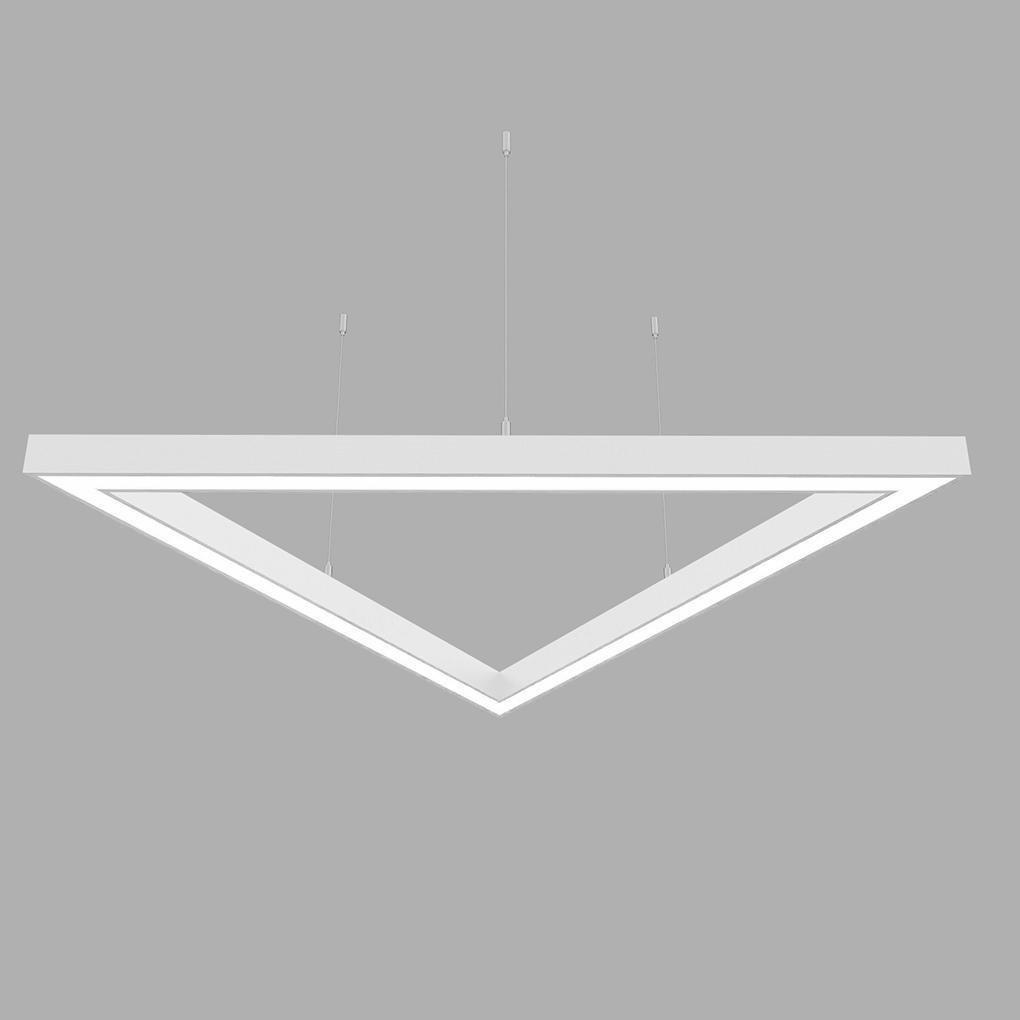Светильник светодиодный X-LED 90 Вт треугольник 3x680 мм Белый (LSNTri-90w) - фото 1