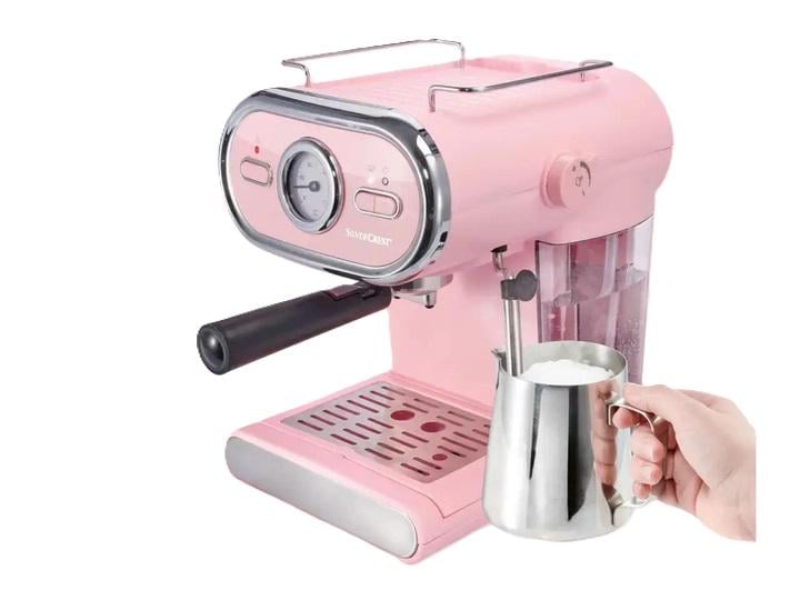 Кофеварка Silver Crest SEM 1100 D3 с мощным насосом и панарелло Pink (611747) - фото 3 Кофеварка Silver Crest SEM 1100 D3 с мощным насосом и панарелло Pink (611747) - фото 3