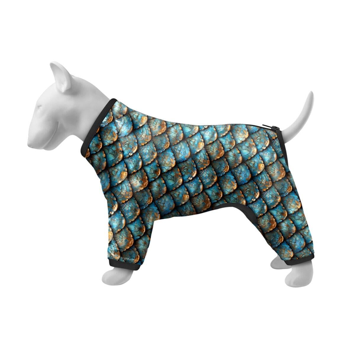Ветровка для собак WAUDOG Clothes Чешуя L50 70-74 х 47-50 см (395-0179 Col) Ветровка для собак WAUDOG Clothes Чешуя L50 70-74 х 47-50 см (395-0179 Col)