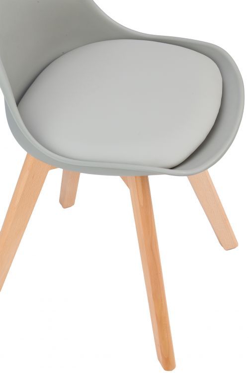 Стулья кухонные Homart PCS-002G 4 шт Серый (9351) - фото 5 Стулья кухонные Homart PCS-002G 4 шт Серый (9351) - фото 5