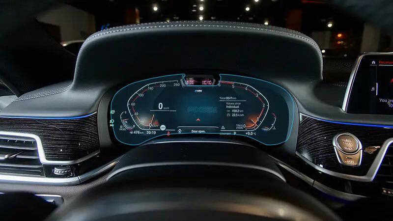 Стекло защитное Pixsel гибридный глянец для приборной панели с камерой BMW 7 14,2“ 2019-2022 G11/G12