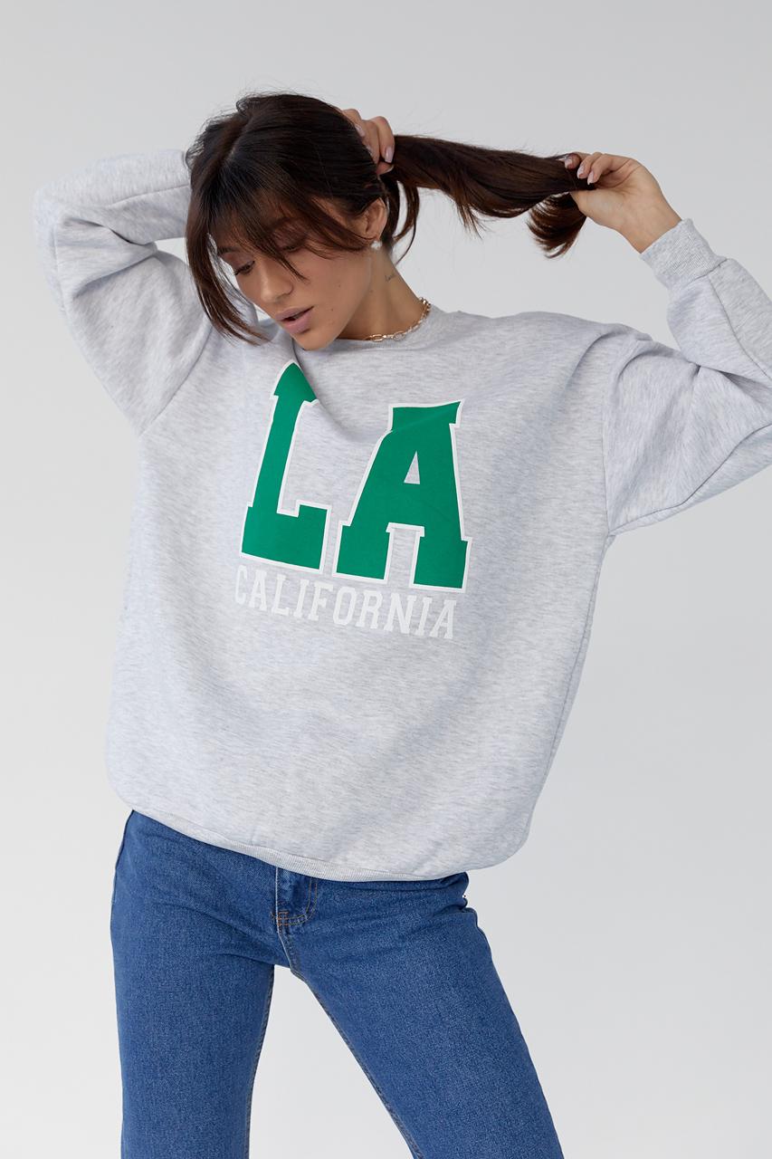 Світшот "LA california" M Світло-сірий (9441567)