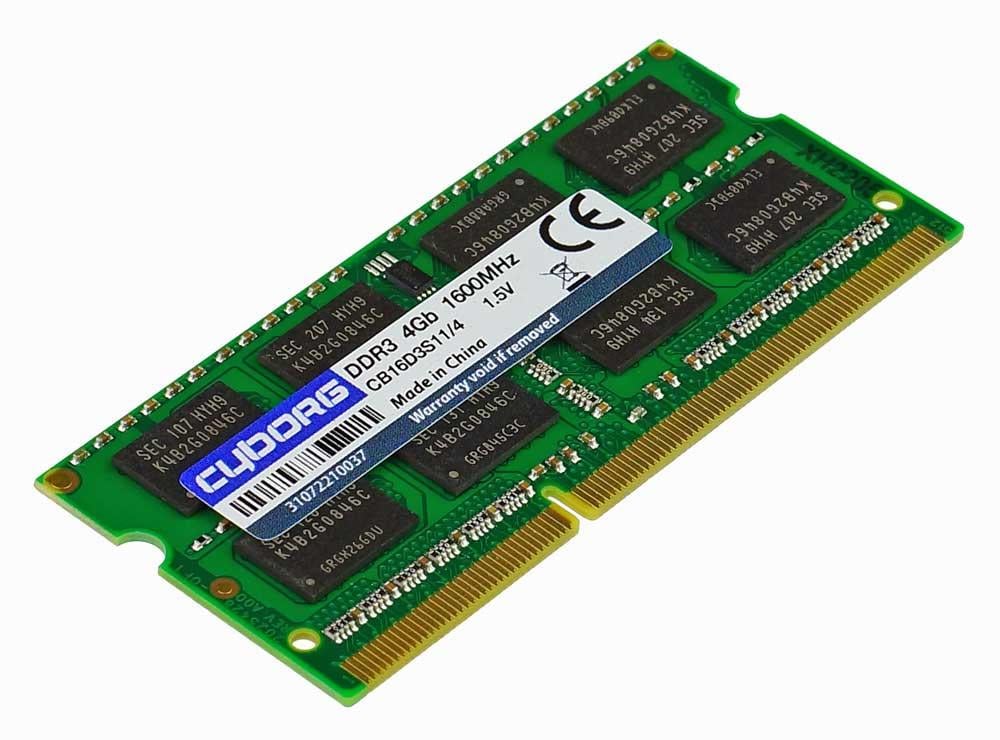 Оперативна пам'ять DDR3 4Gb 1600 PC3-12800 SoDIMM 1.5v для ноутбука 1600MHz CB16D3S11/4