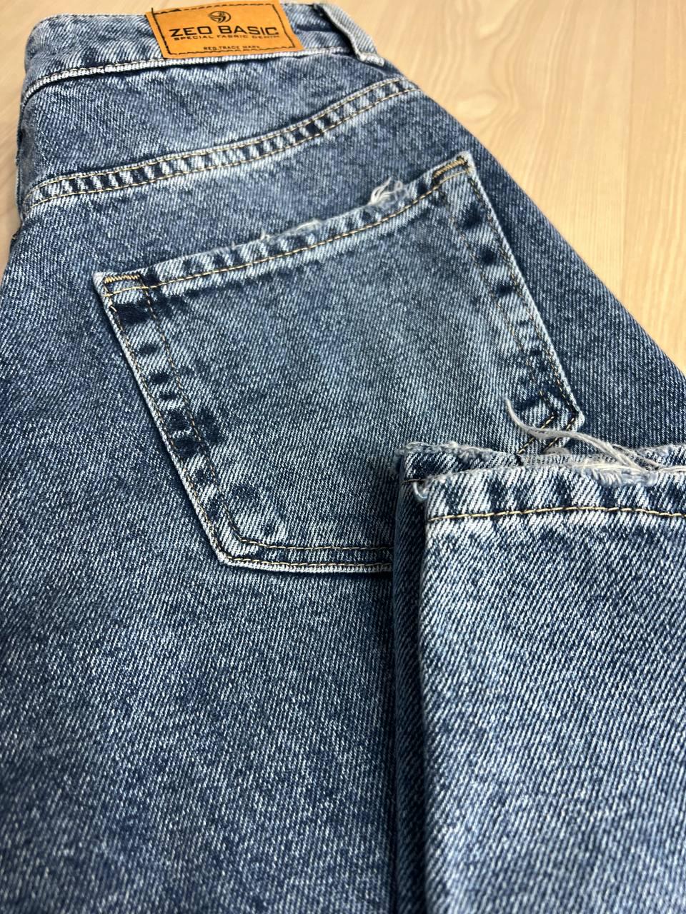 Джинси жіночі ZEO Basic 4635 WIDE LEG palazzo jeans висока посадка широкі довгі р. 40 Світло-синій (3671) - фото 2 Джинси жіночі ZEO Basic 4635 WIDE LEG palazzo jeans висока посадка широкі довгі р. 40 Світло-синій (3671) - фото 2