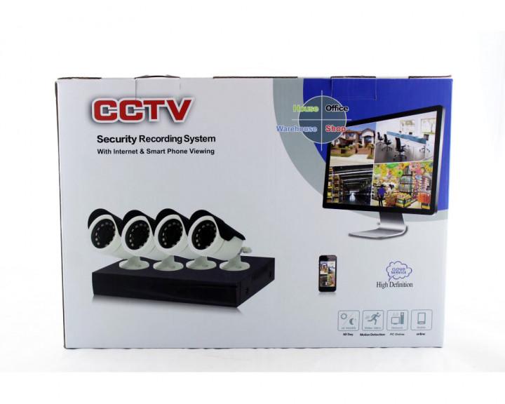 Комплект ведущего видеонаблюдения CCTV DVR KIT-4 2mp камеры с регистратором и жестким диском 1 Тб 4 шт. (a6ae2b7c) - фото 9