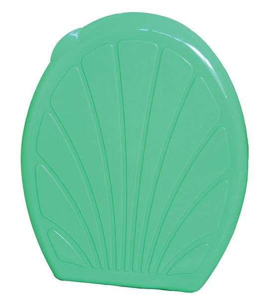 Крышка на унитаз Ракушка Зеленый (9-12-11024)