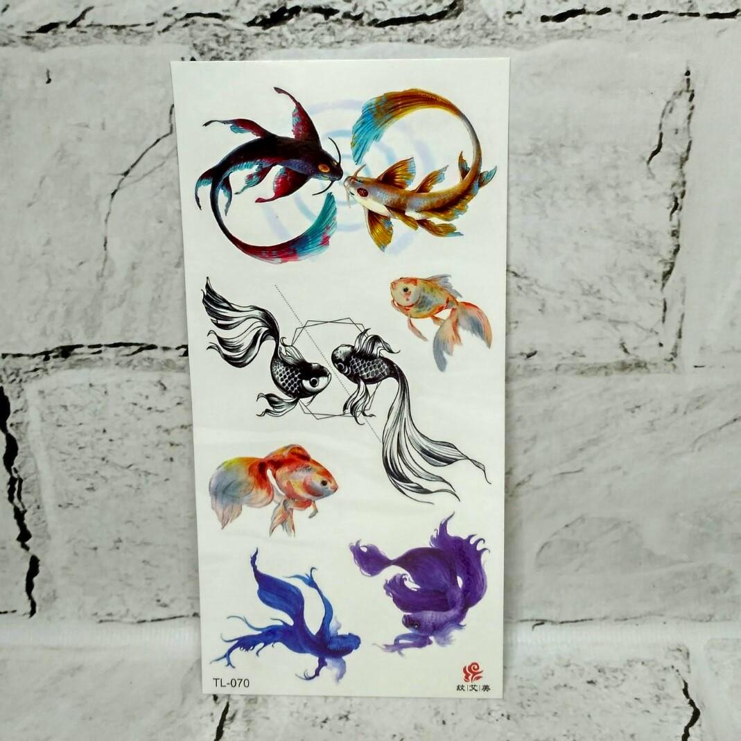 Тату временные Микс лист 9x19 см (TL-070)