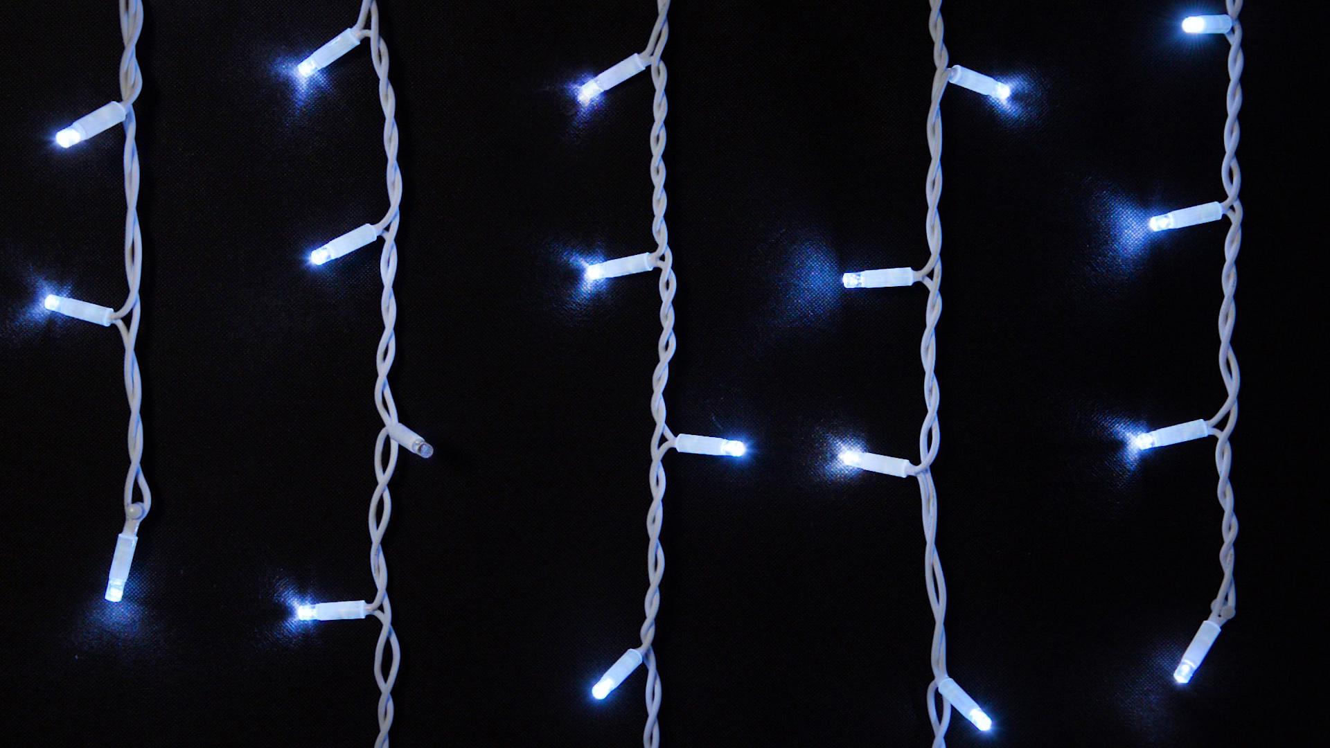 Гирлянда внешняя Delux Icicle 75 LED IP44 EN 2x0,7 м Белый/Белый (90016588) - фото 2 Гирлянда внешняя Delux Icicle 75 LED IP44 EN 2x0,7 м Белый/Белый (90016588) - фото 2