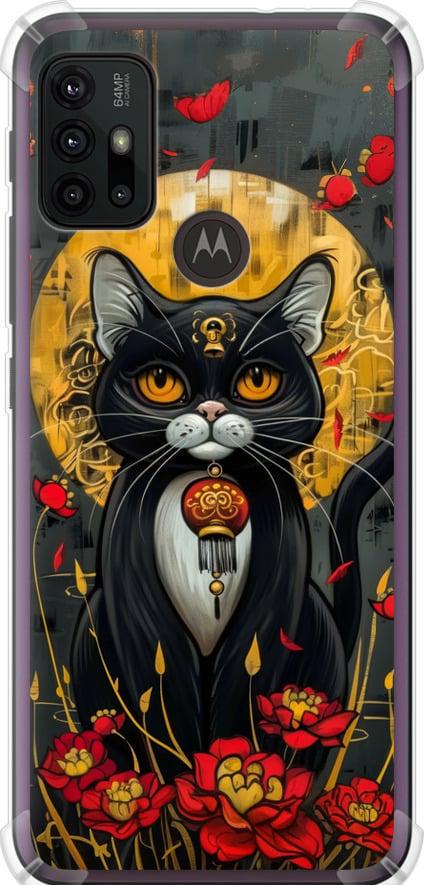 Чехол на Motorola Moto G20 China Cat (6134sp-2461-42517)