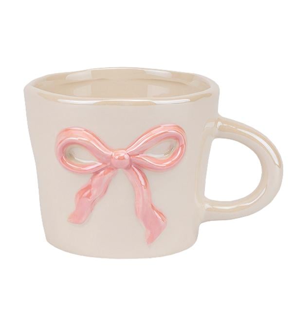 Чашка керамическая Перламутровый бантик 500 мл (30296358) Чашка керамическая Перламутровый бантик 500 мл (30296358)