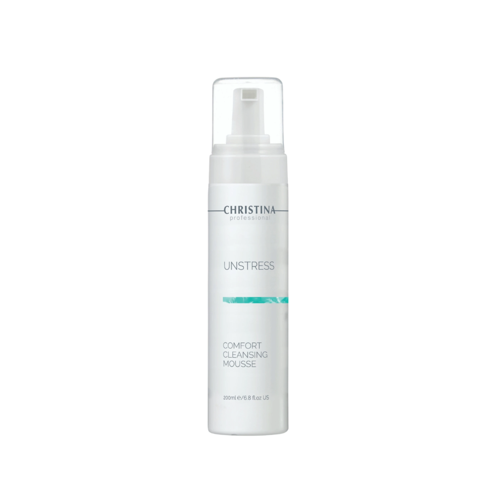 Мус очищувальний CHRISTINA Unstress Comfort Cleansing Mousse 200 мл Мус очищувальний CHRISTINA Unstress Comfort Cleansing Mousse 200 мл