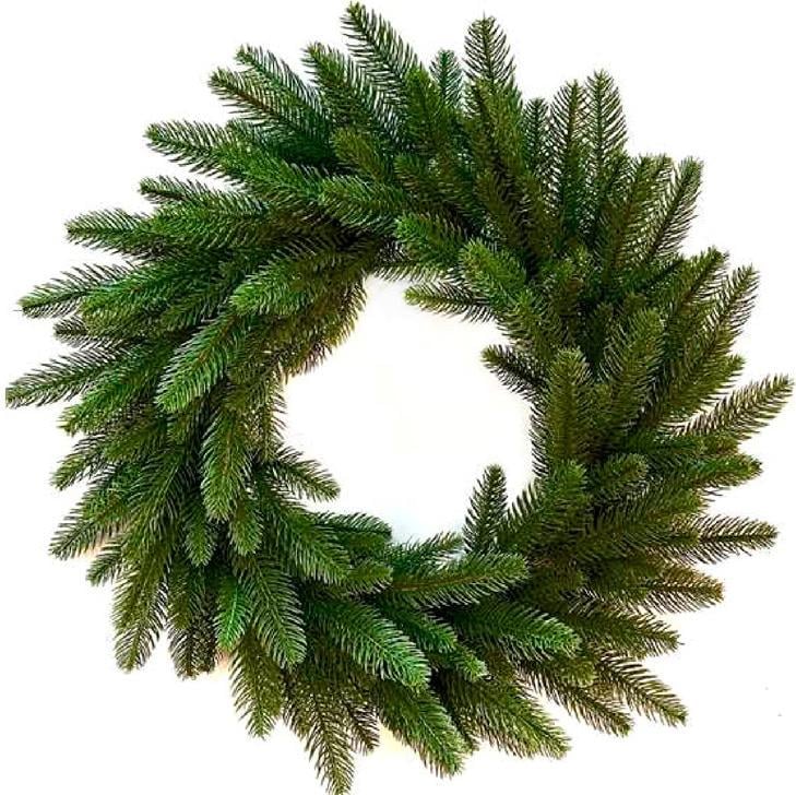 Вінок новорічний Санта 50 см - фото 1