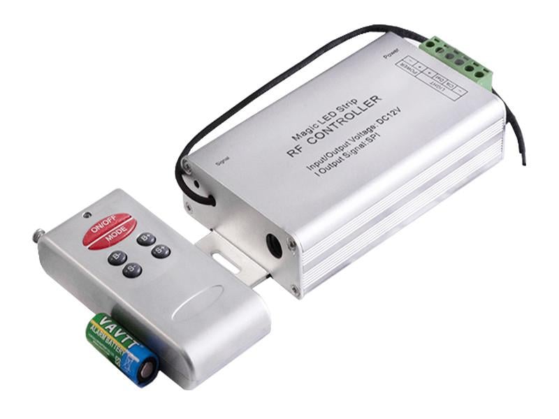 Контроллер SPI RGB Smart LED радио 12А 83 режима 6 кнопок (1116)