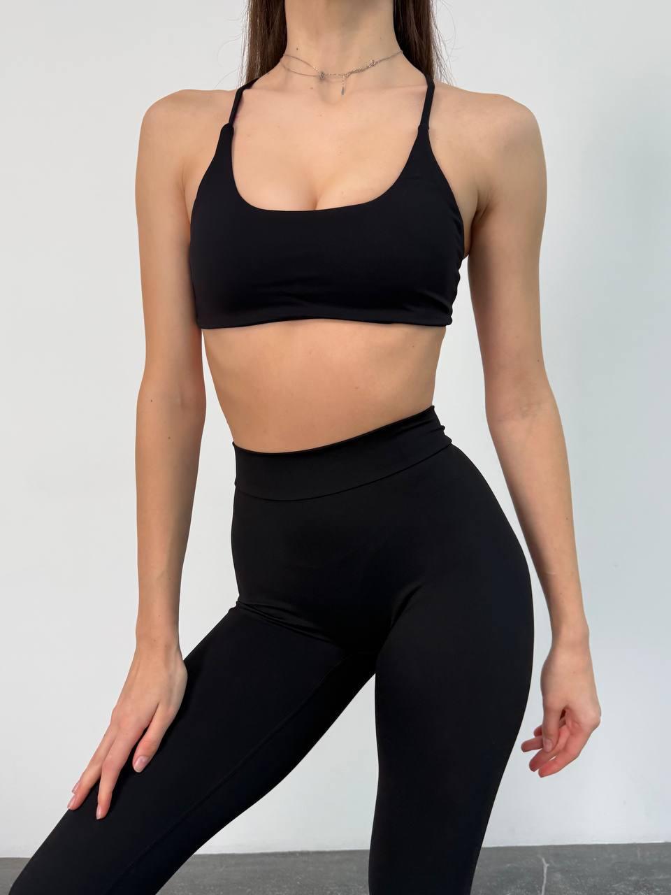 Легінси Brazilian з V-поясом та ефектом пуш-ап L Чорний (VL01L) - фото 3 Легінси Brazilian з V-поясом та ефектом пуш-ап L Чорний (VL01L) - фото 3