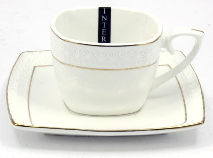 Сервіз для кави Interos Снігова Королева порцеляновий 12 предметів 90 мл ((S507006) - фото 2