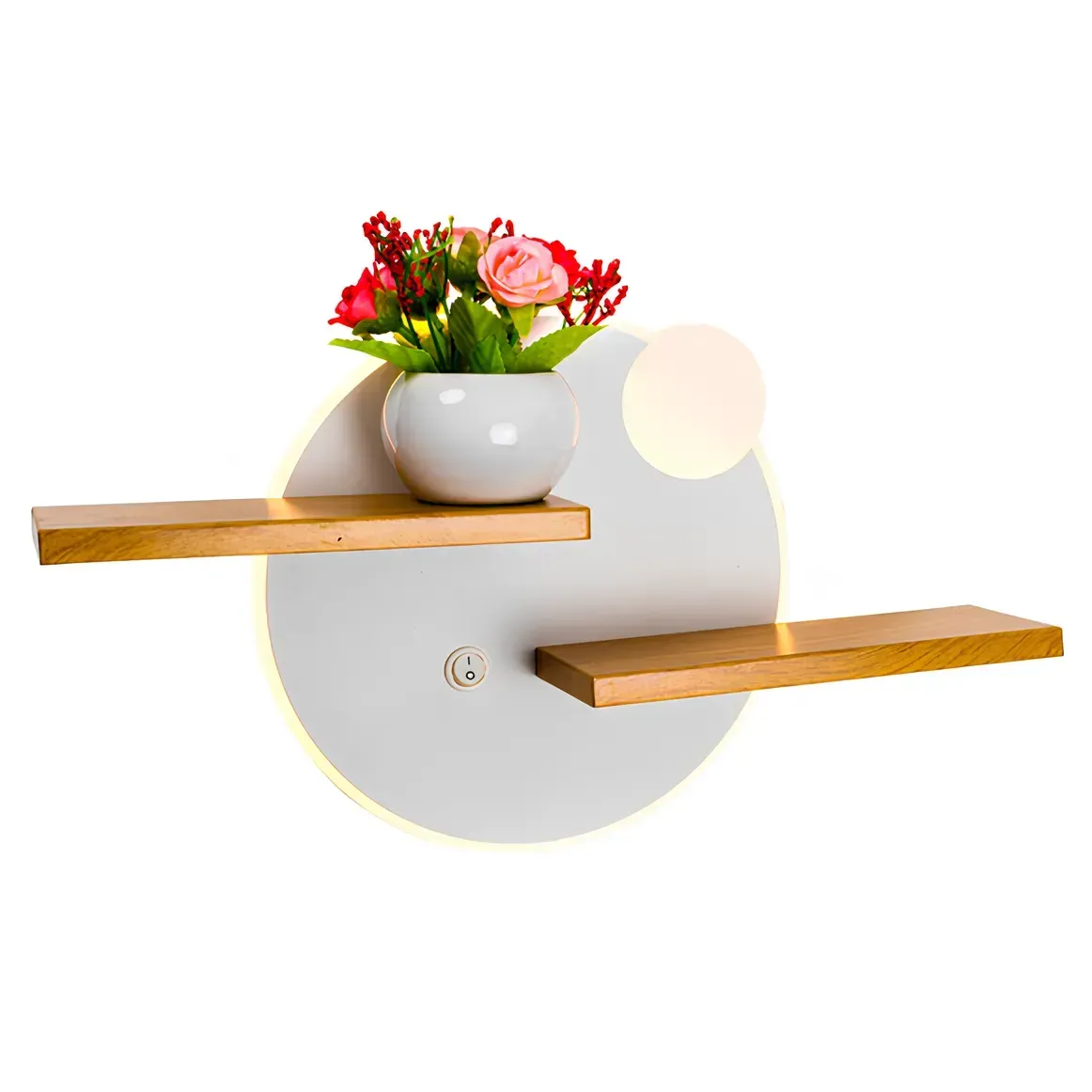 Бра настінне світлодіодне Sirius акрилове з двома полицями 3000K IP20 8929-R 11W Білий (28686970)