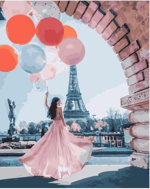 Картина по номерам Brushme Париж желаний 40х50 см (BRM25445) Картина по номерам Brushme Париж желаний 40х50 см (BRM25445)