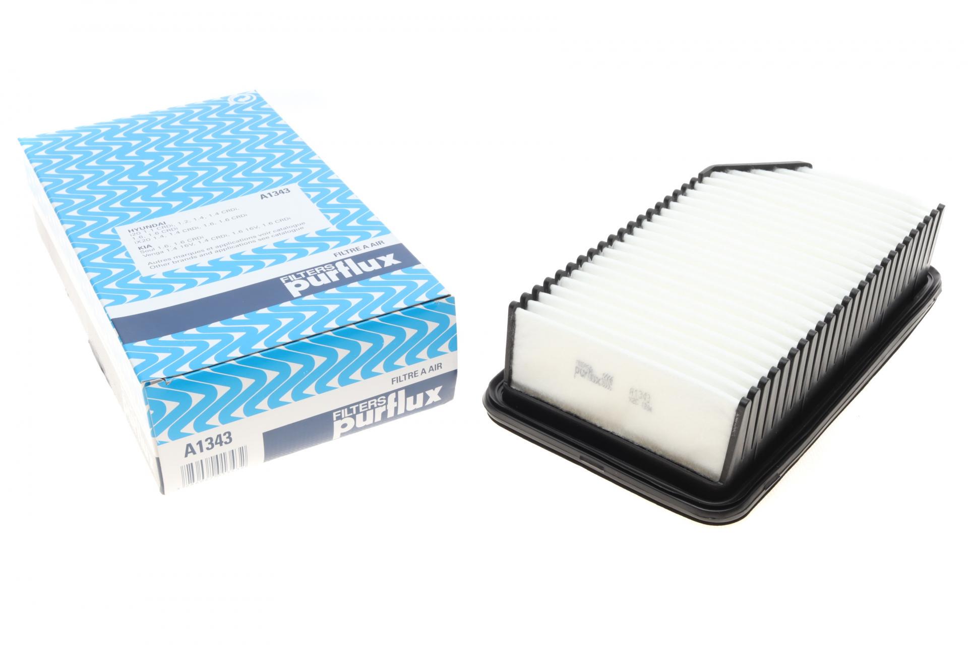 Фильтр воздушный PURFLUX для Hyundai i20/ix20 1,1-1,6 CRDi 08- (A1343)