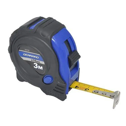 Рулетка Gerrard гумовий корпус 3 м x 16 мм (22132)
