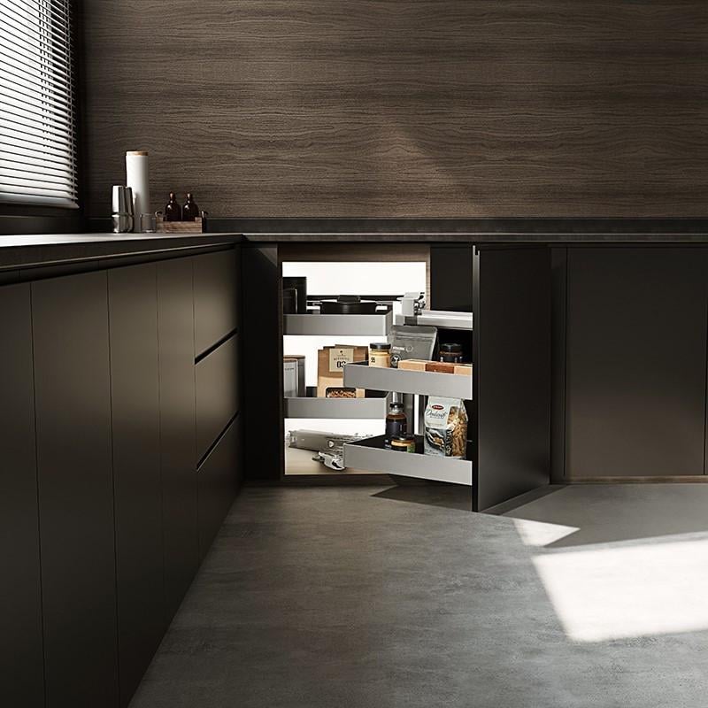 Угол магический Muller Bluebell правого открывания 900 мм Графит (162693)