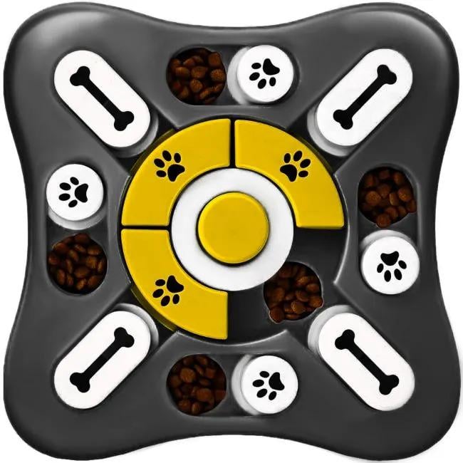 Интерактивная игрушка-головоломка для собаки Purlov 23039 с миской для медленного кормления 25,5 см