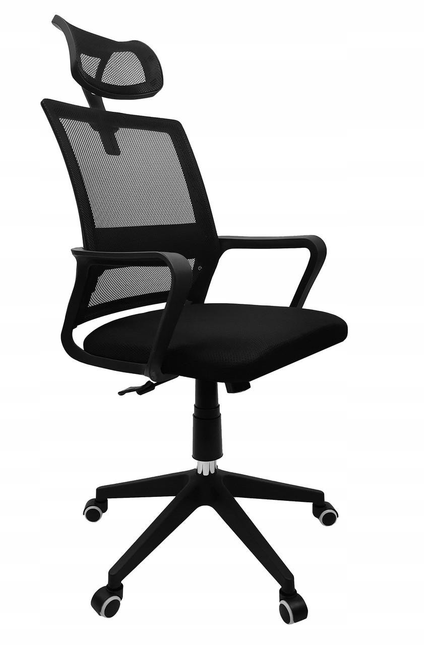 Офісне крісло Kontrast Manager тканина Black (5901386202512)