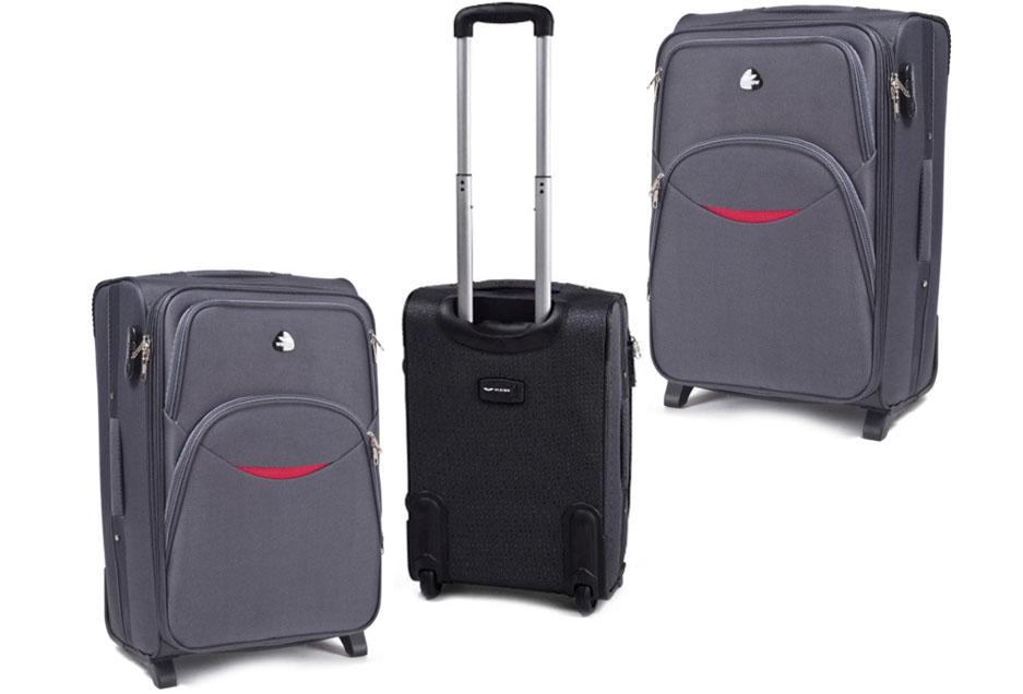 Чемодан тканевый Wings 1708 S на 2 колесах Серый (CETKNWI1708SM2SER) - фото 4 Чемодан тканевый Wings 1708 S на 2 колесах Серый (CETKNWI1708SM2SER) - фото 4