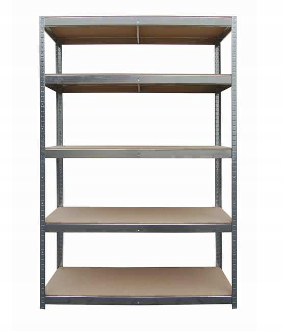 Стеллаж металлический 180х90х40 см 5 полок/до 175 кг на полку Серый (GWI0878) - фото 3