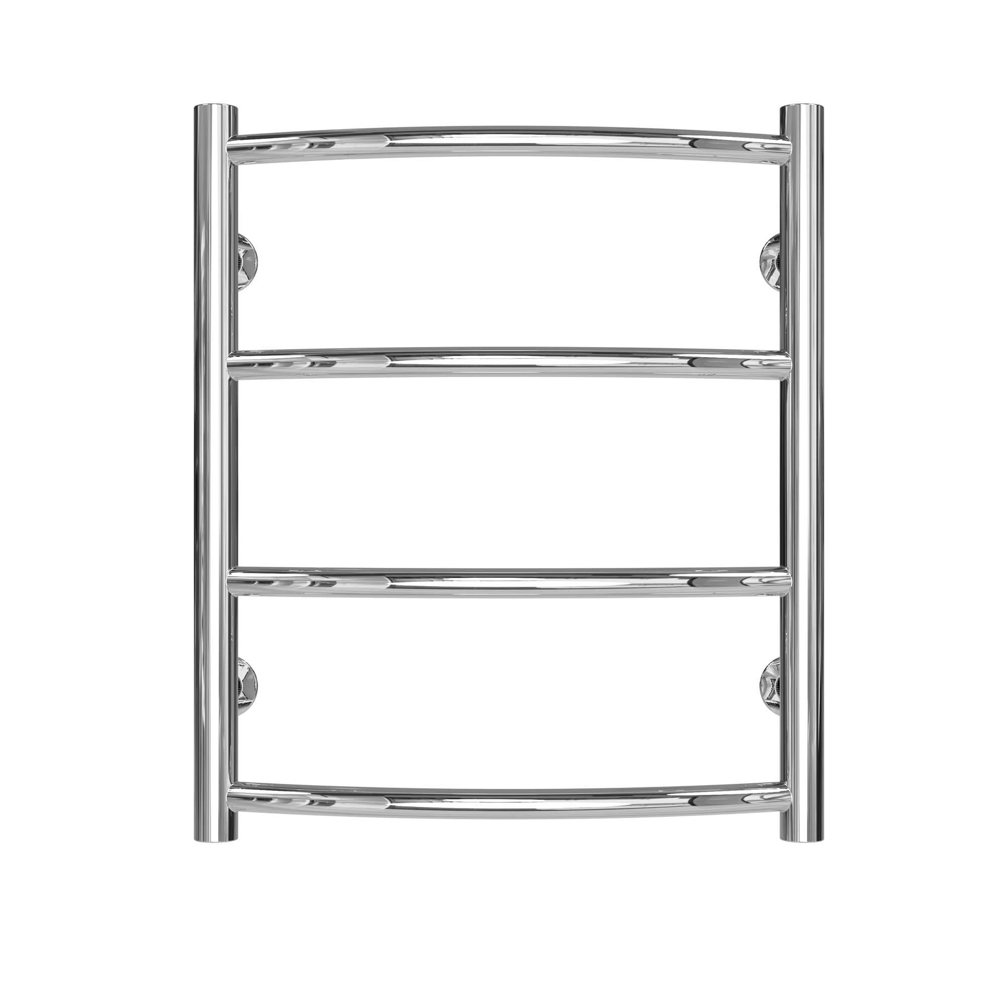 Полотенцесушитель водяной Deffi Классик П4 нижнее подключение нержавеющая сталь 400х500 мм Хром (C.DK.50.40.4.C.A)